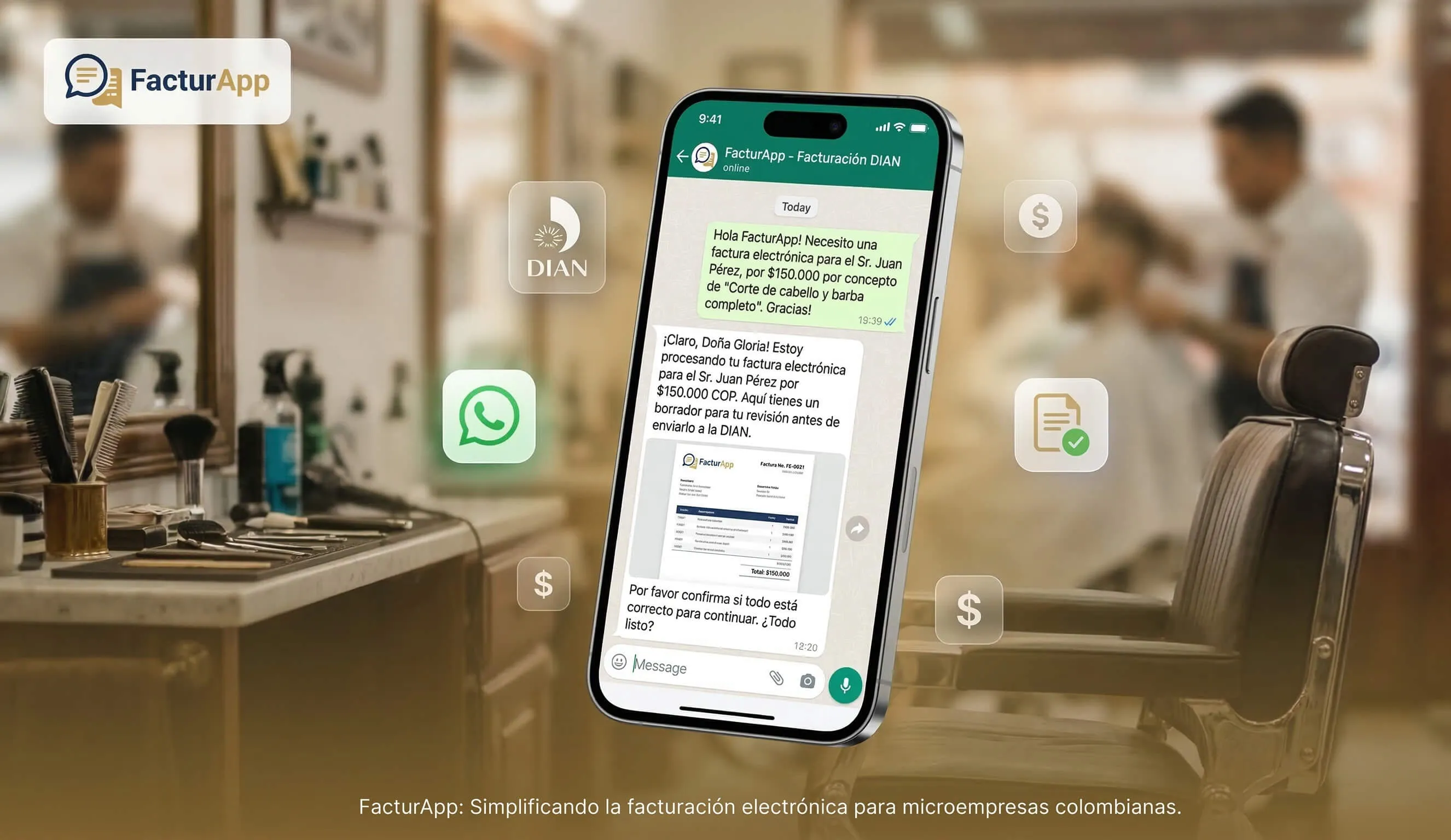 Screenshot of FacturApp